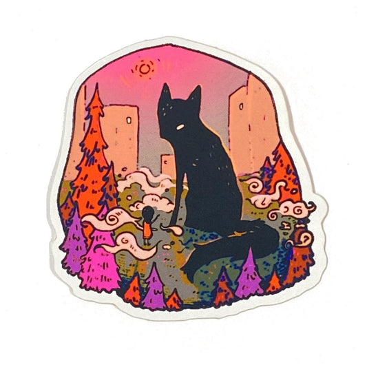 Shadow Wolf sticker