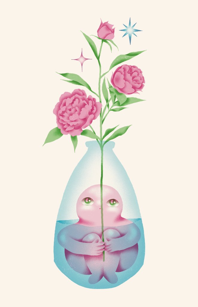 vase fish (peony)