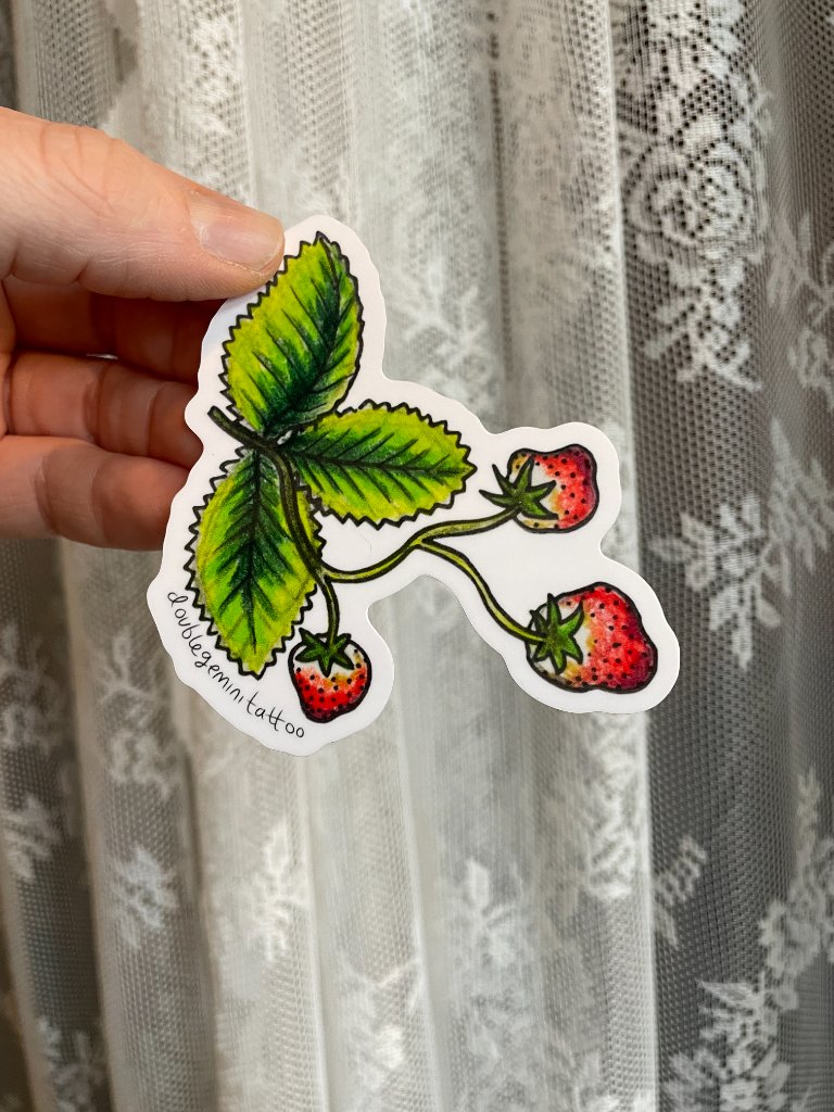 Strawberries sticker