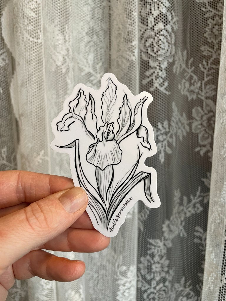 Iris sticker