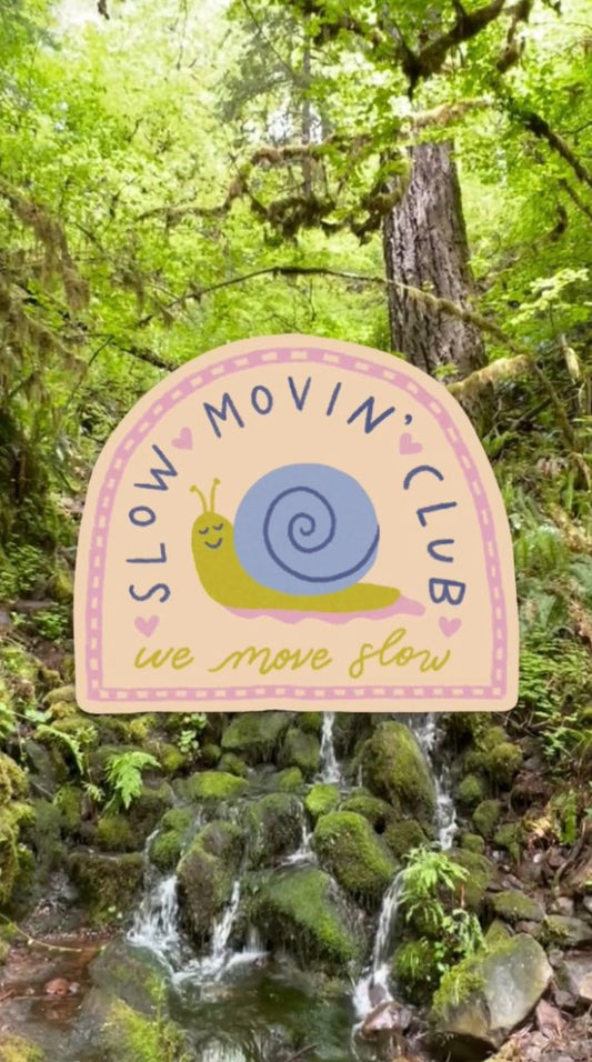Slow Movin' Club stickers