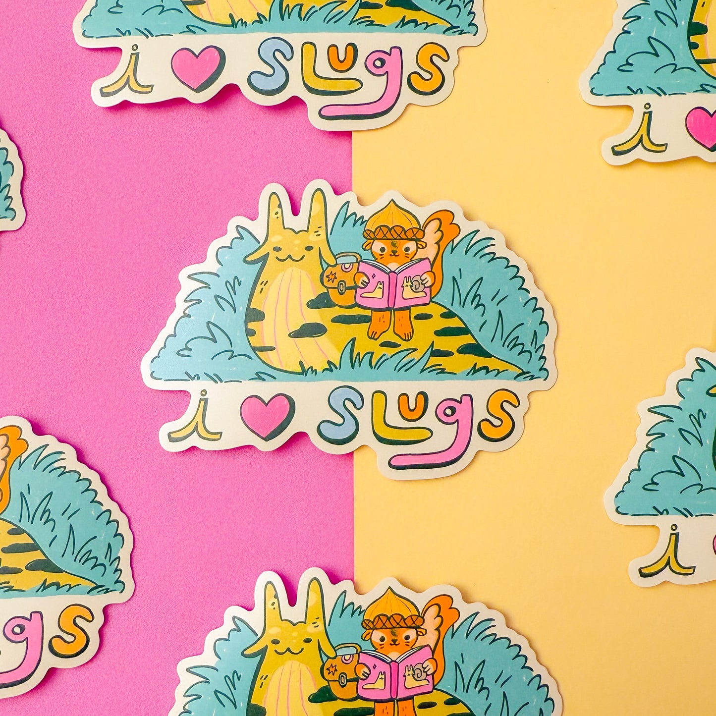 I love Slugs Sticker