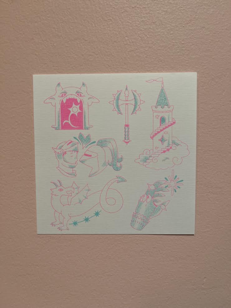 medieval flash print