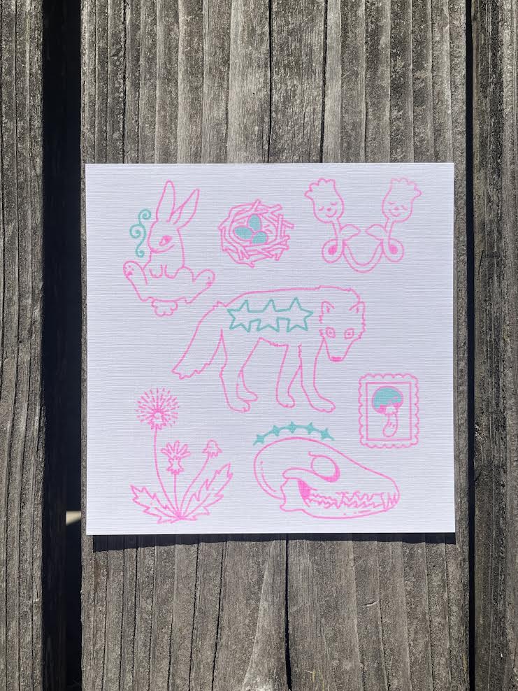forest flash print