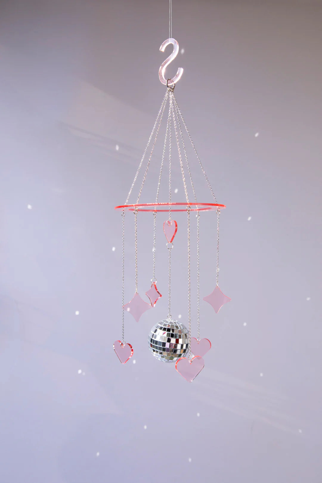 Mini Disco Mobile Hearts and Stars