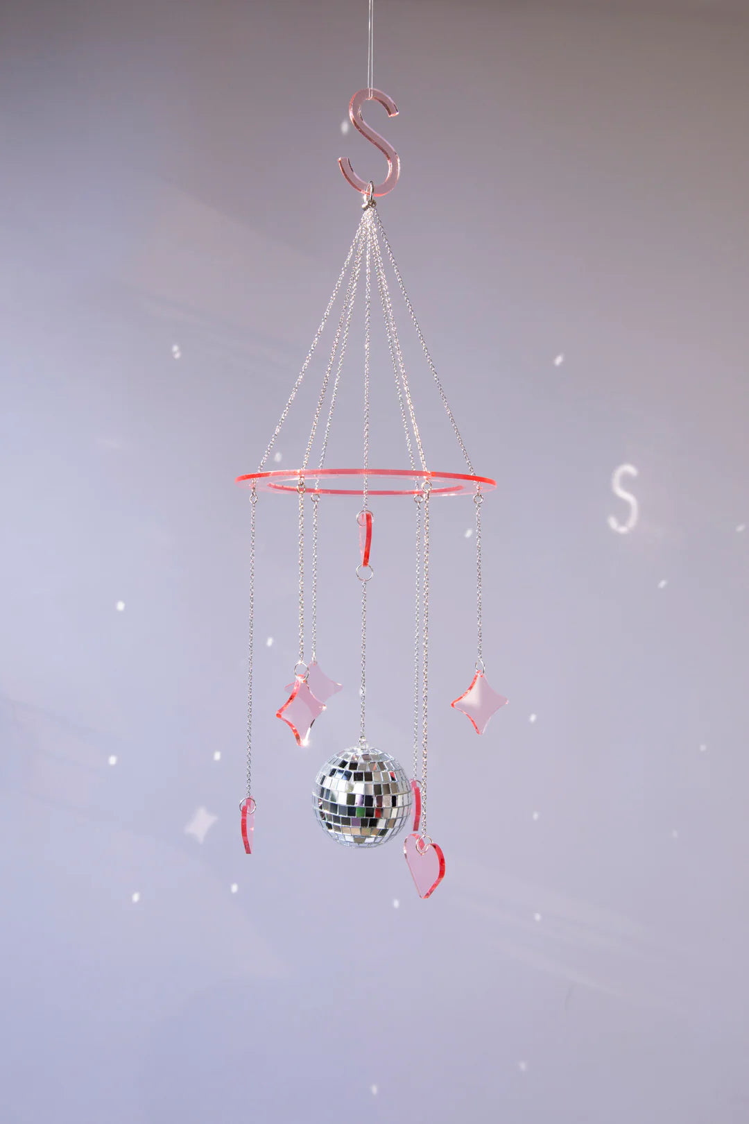 Mini Disco Mobile Hearts and Stars