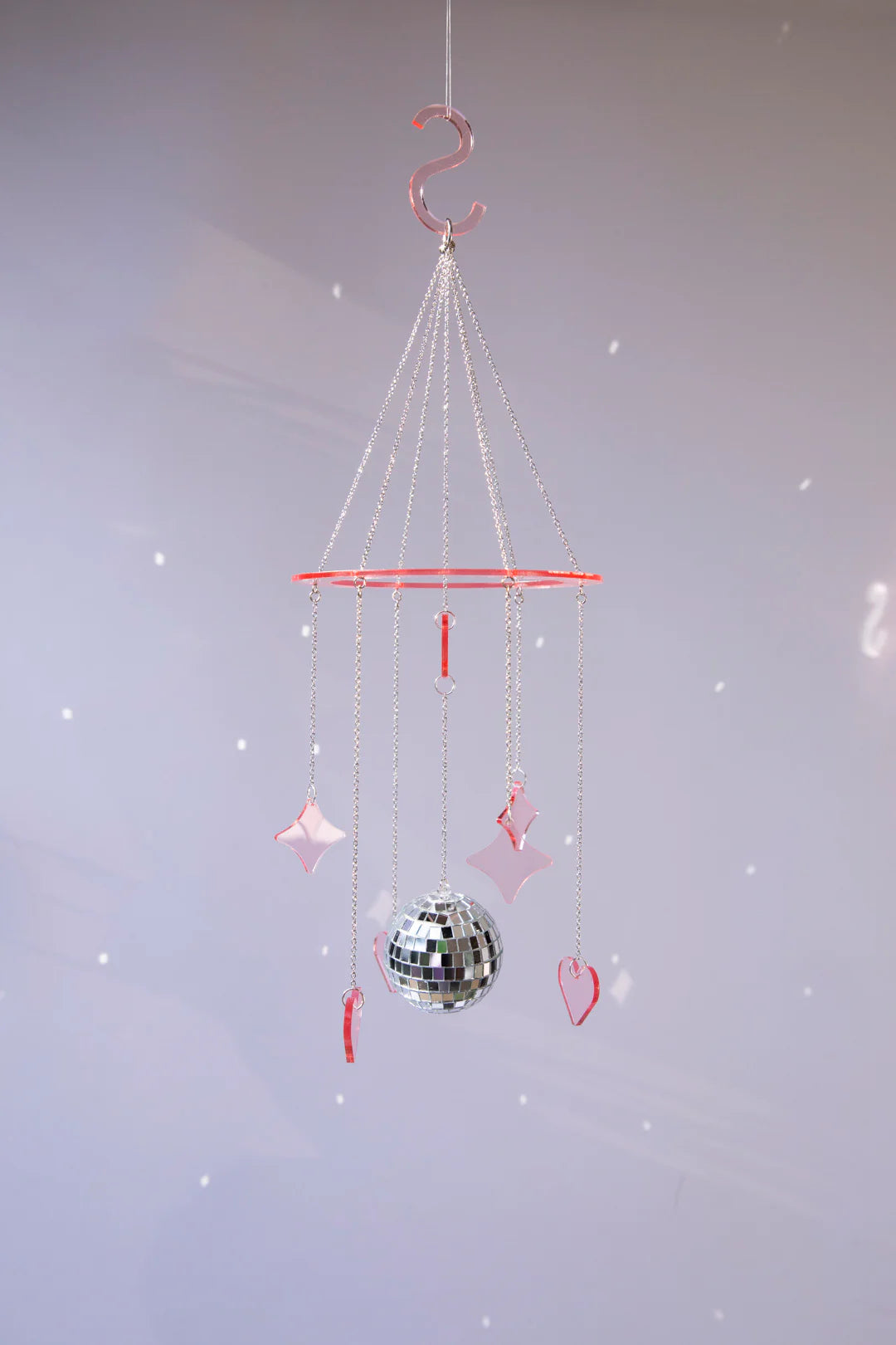 Mini Disco Mobile Hearts and Stars