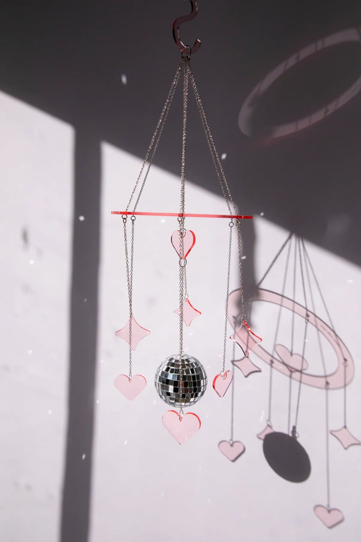 Mini Disco Mobile Hearts and Stars