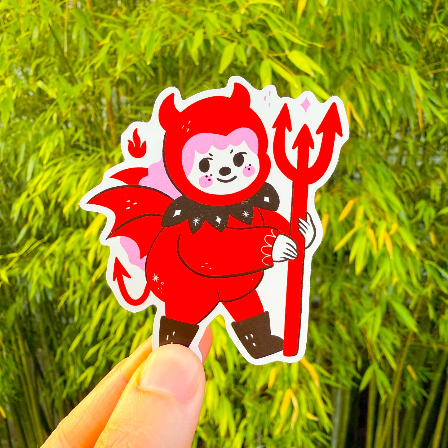 Diablita Mate Sticker