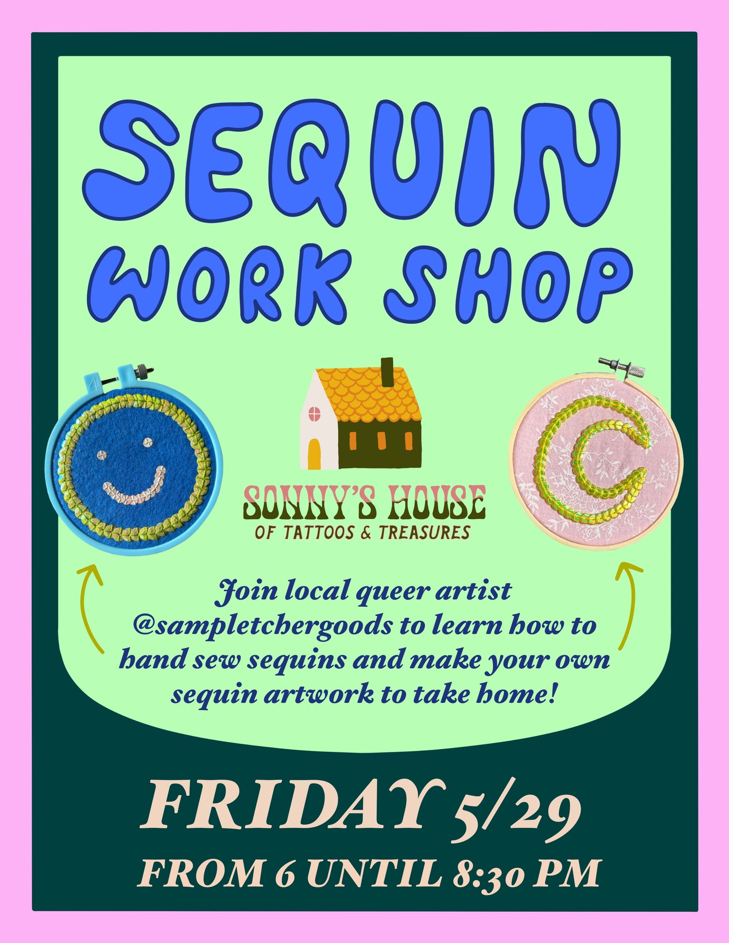 Sequins 101 Workshop 5/29