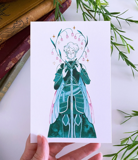 The Knight of the Valley Mini Print