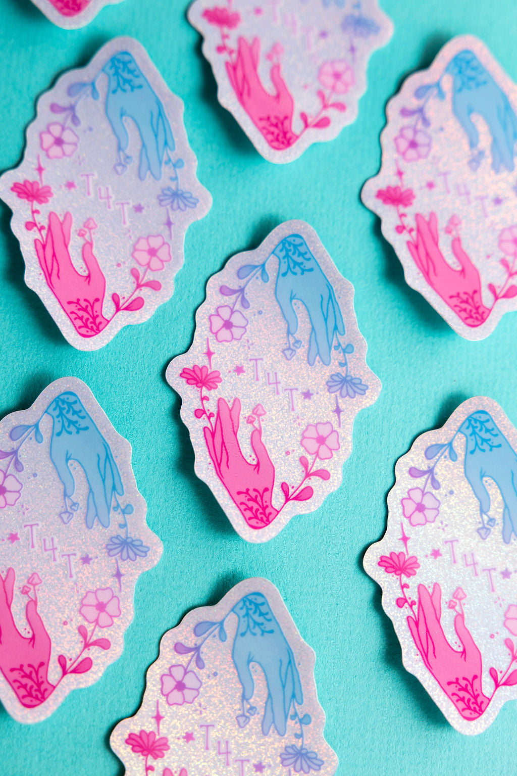 t4t magic shimmery sticker