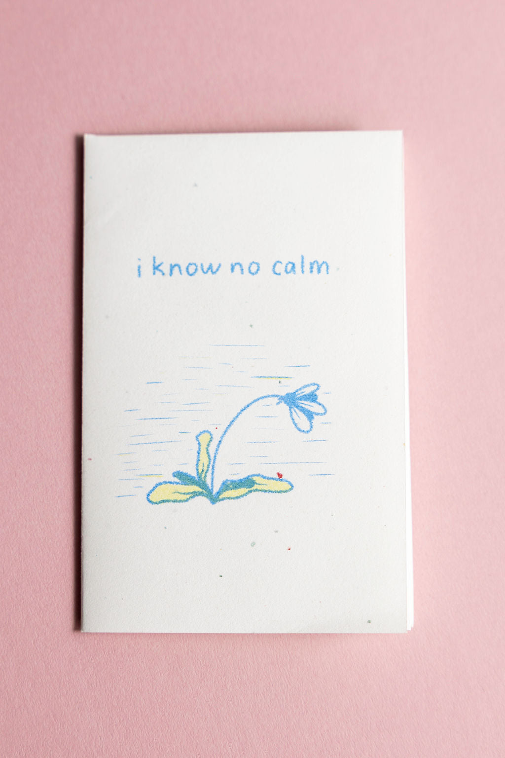 i know no calm zine
