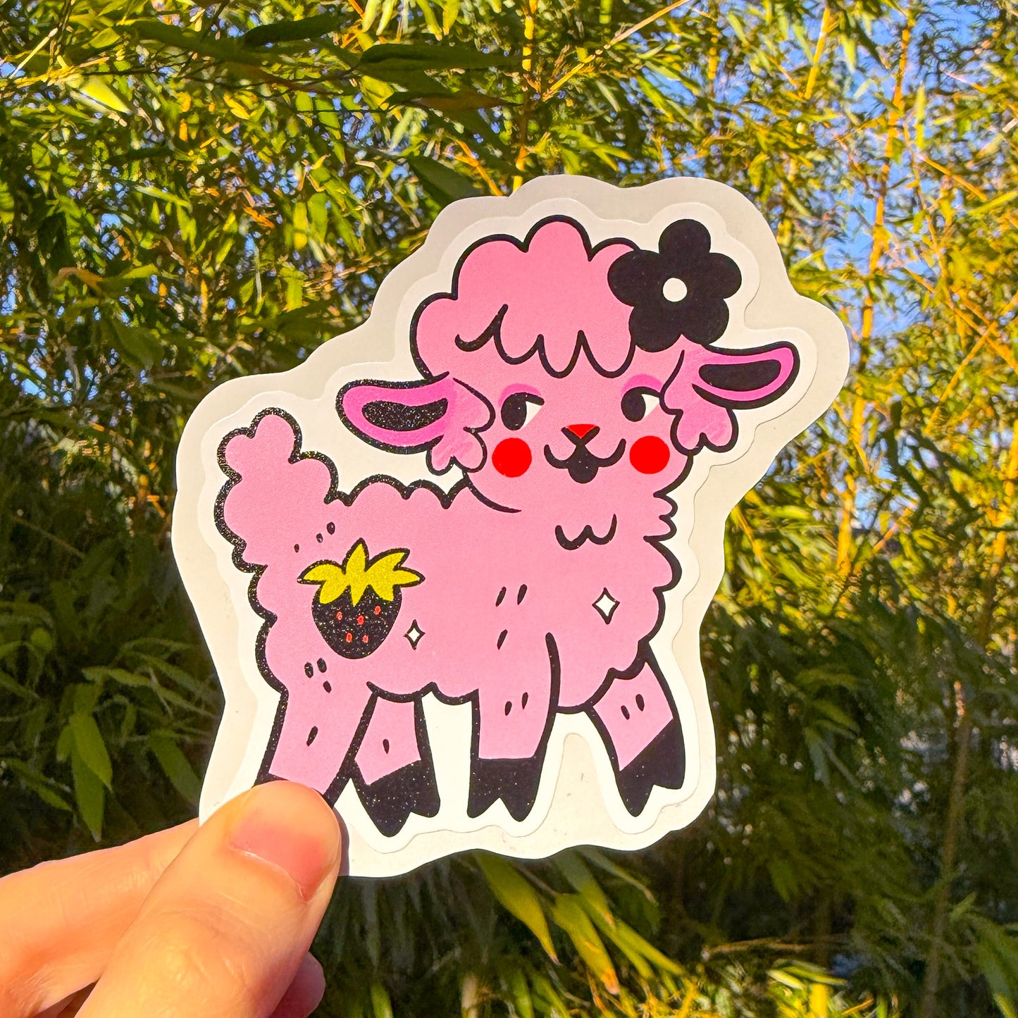 little lamb sticker