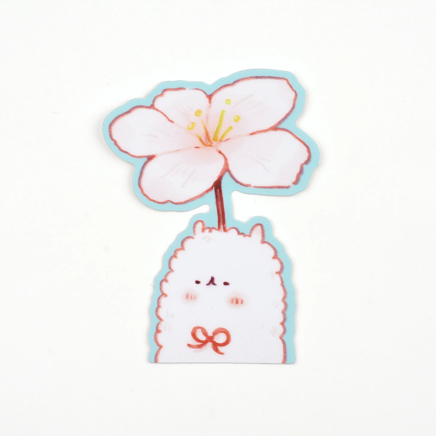 Sakura Alpaca sticker