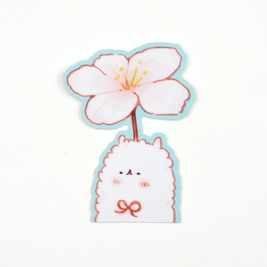 Sakura Alpaca sticker