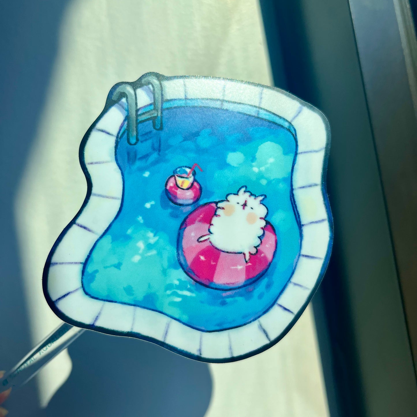 Pool Alpaca sticker