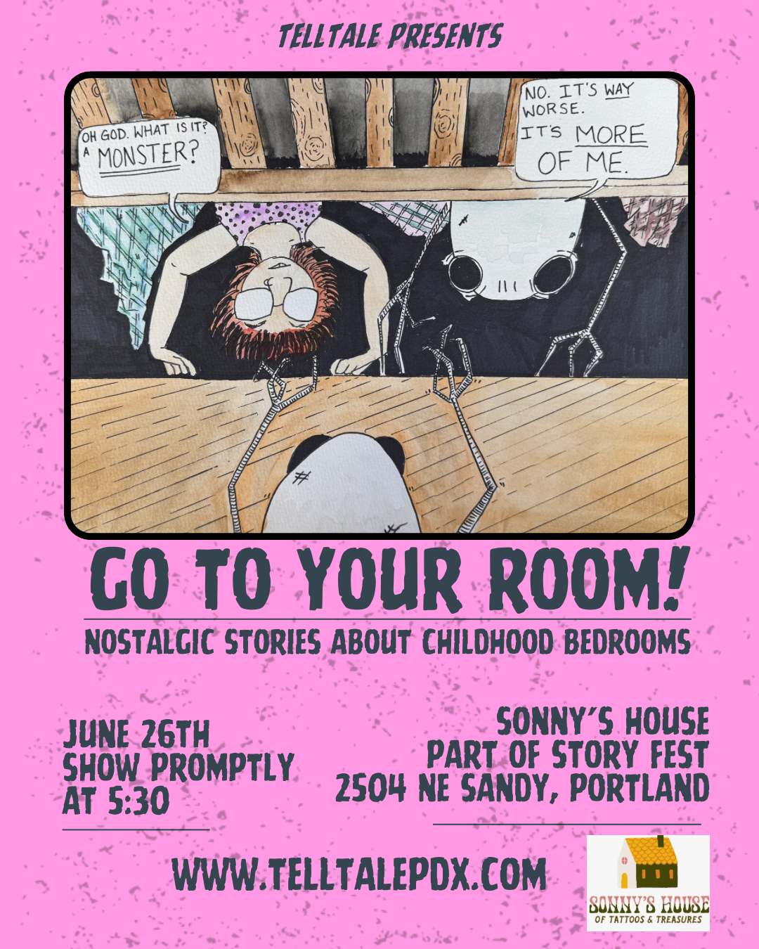 Telltale Presents: Go To Your Room Ticket
