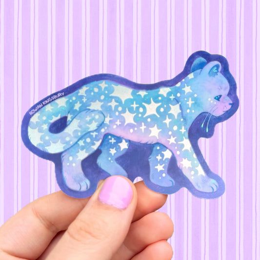 Celestial Panther Sticker