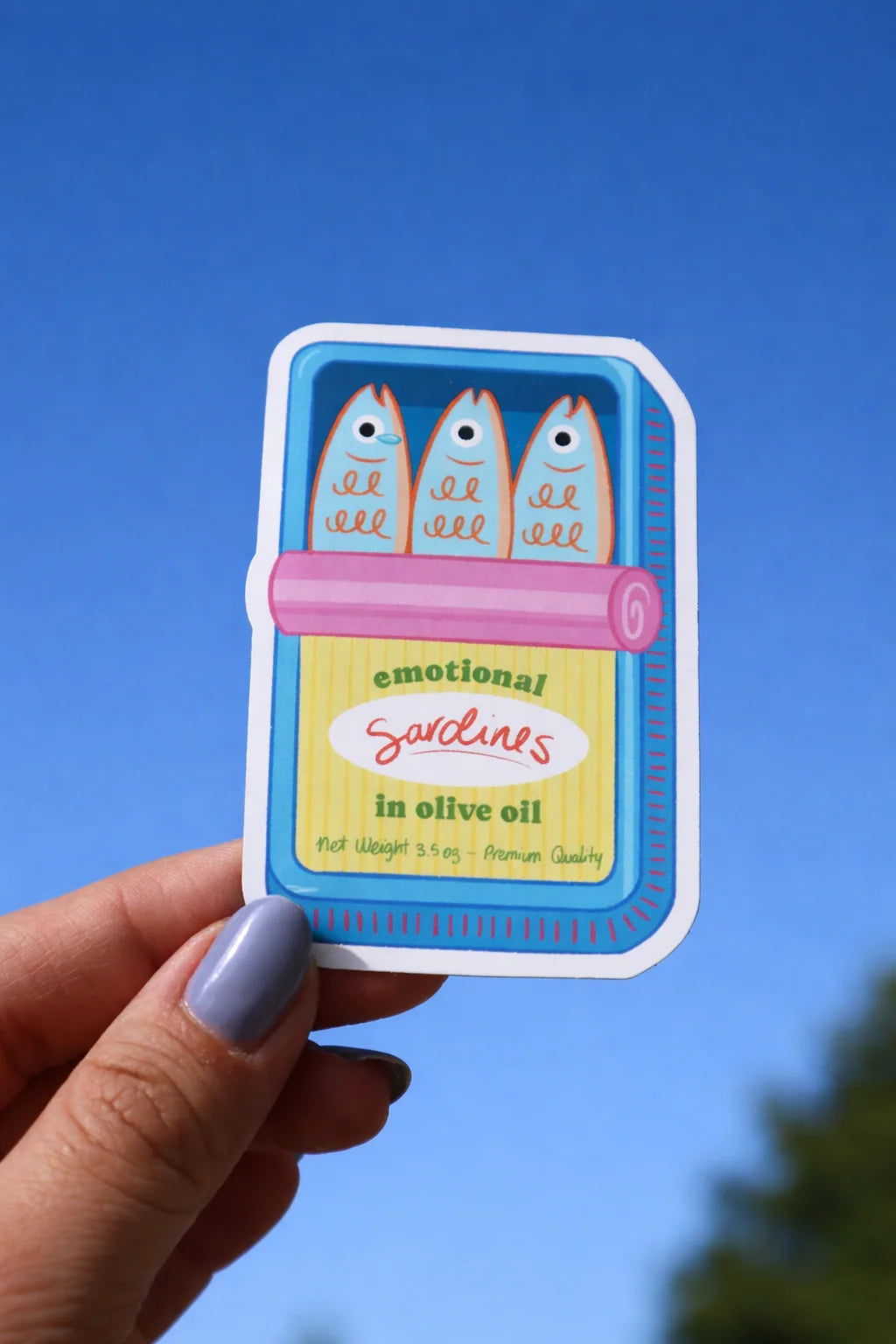 Emotional Sardines sticker