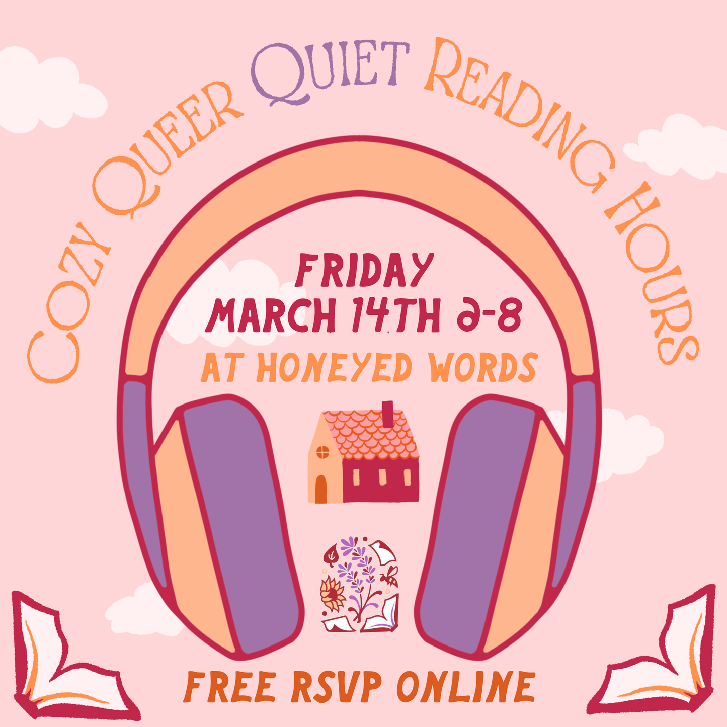 Cozy Queer Quiet Reading Hours - FREE RSVP