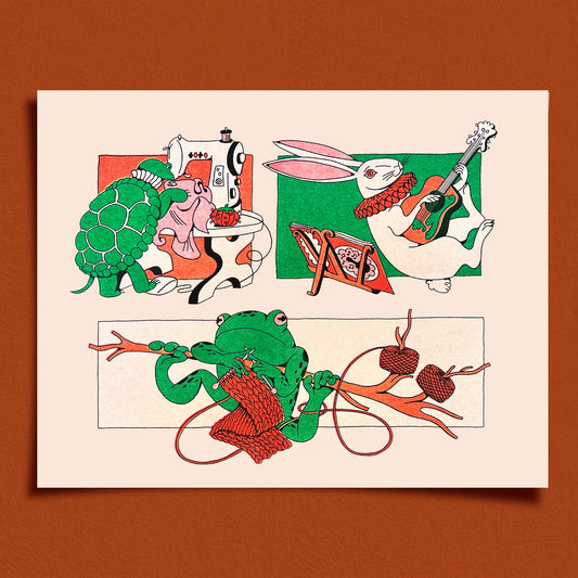 Creature Hobbies Riso Print