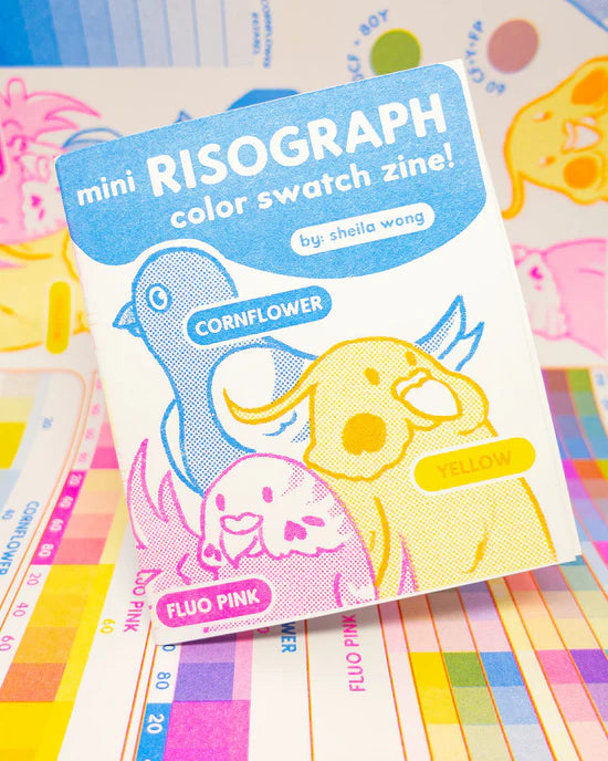 Mini Riso Swatch Zine