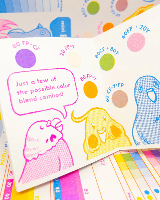 Mini Riso Swatch Zine