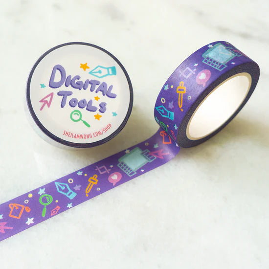 Digital Tools washi tape