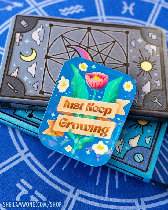 Just Keep Growing sticker