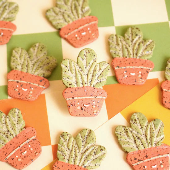 Handmade Ceramics ♡ Ceramic Pins Set of 2