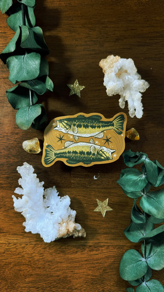 Large Mouth Bass Vinyl Sticker