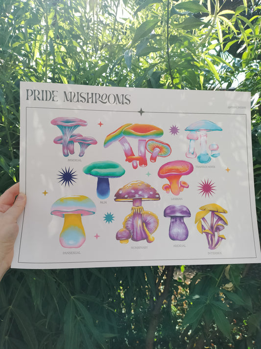 Pride Mushrooms