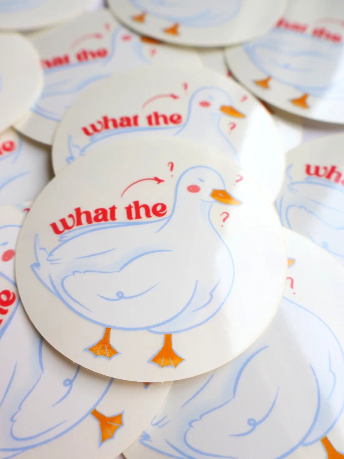 What The Duck sticker