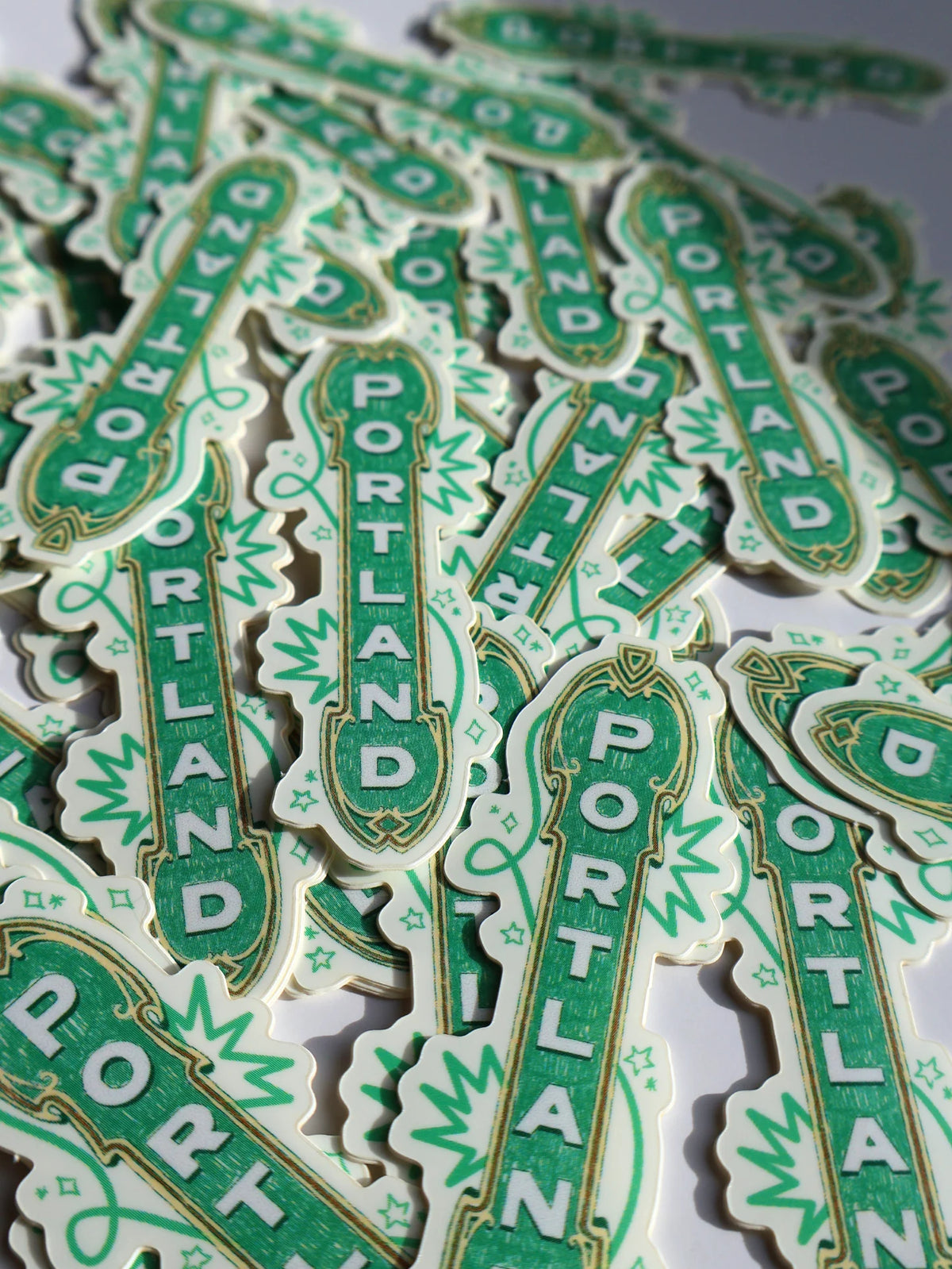 Portland Green Sign sticker