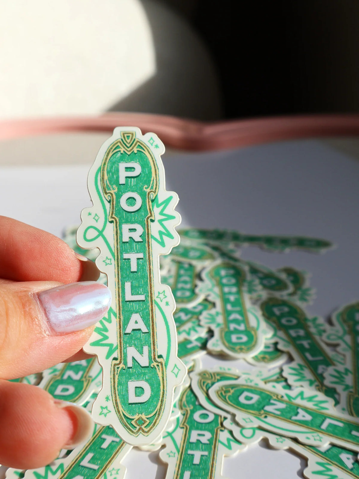Portland Green Sign sticker