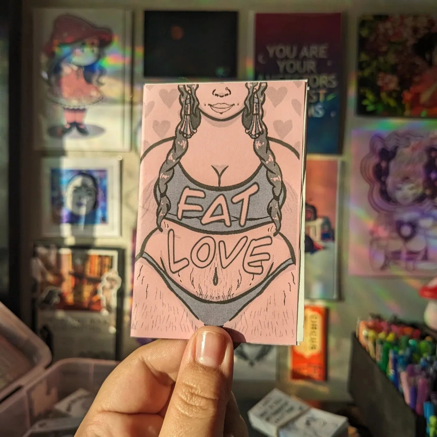 Fat Love mini zine by Lindsey Perez