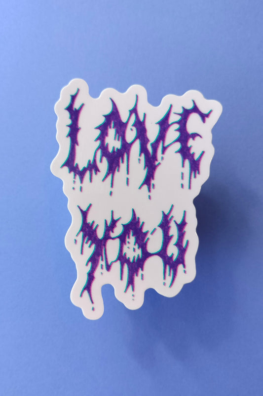 love you sticker