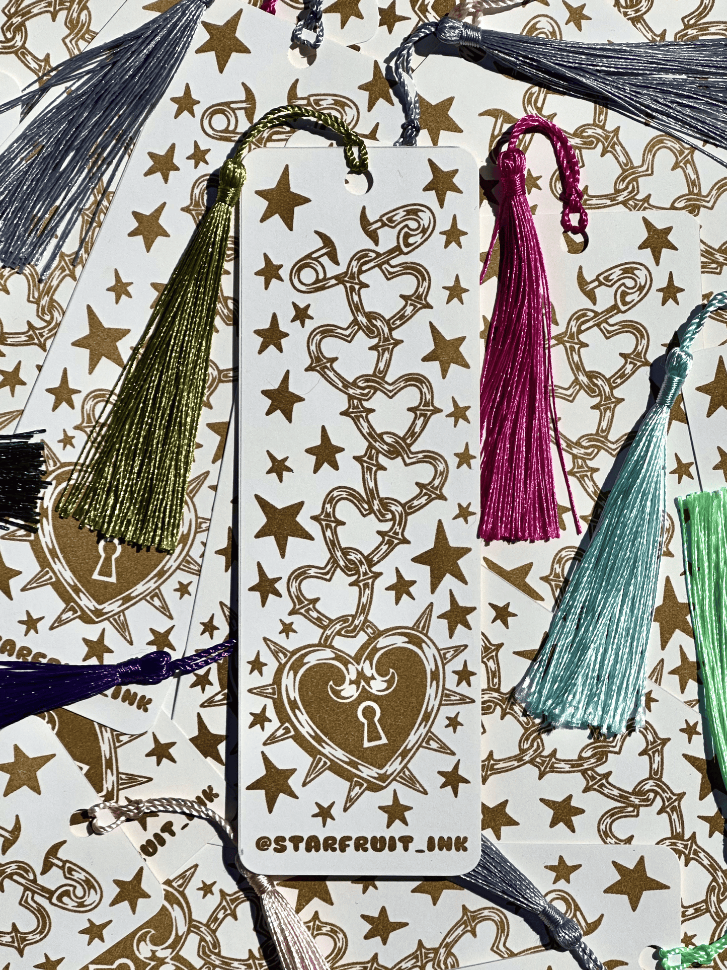 Heart Lock Bookmark
