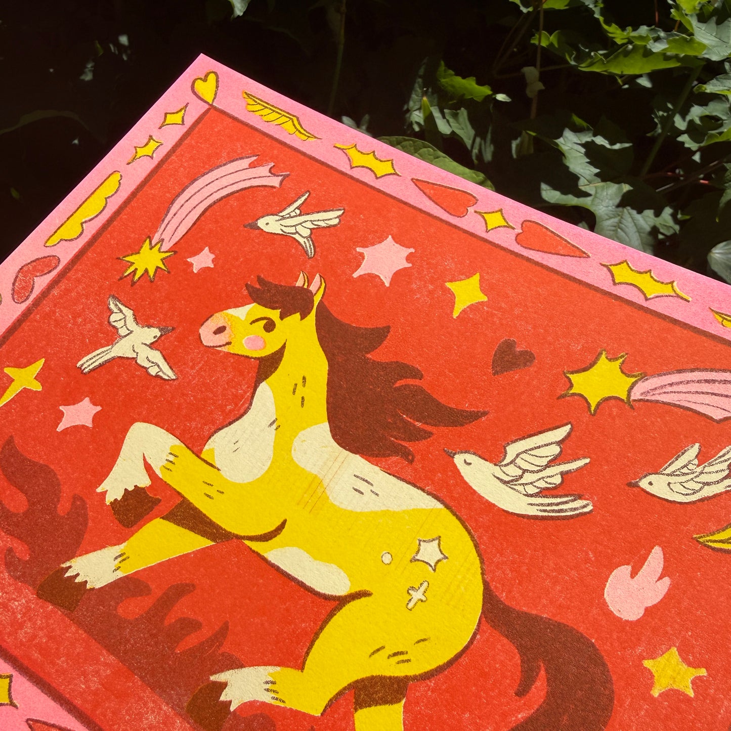 Fire Horse ✷ Riso Print