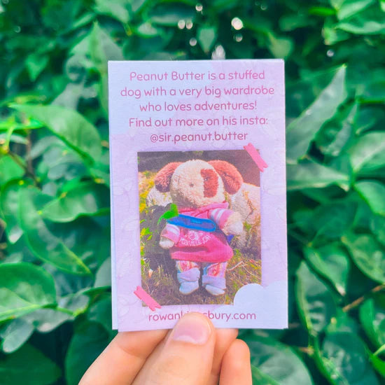 Peanut Butter the Dog Outfit zine