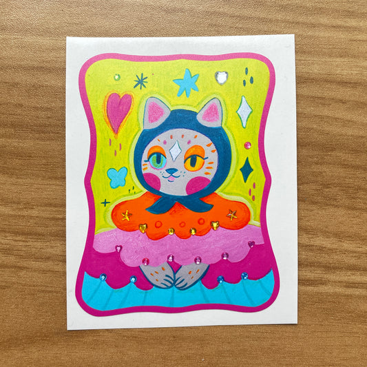 demure neko sticker