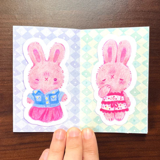 Jelly the Rabbit Outfit zine