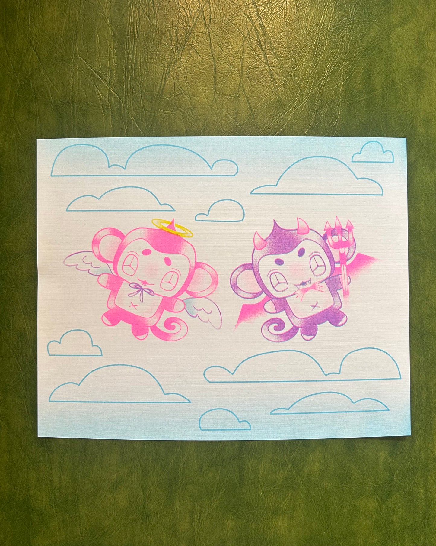 Angel and Devil Monkeys