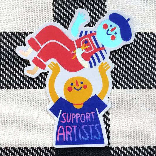 support artists sticker