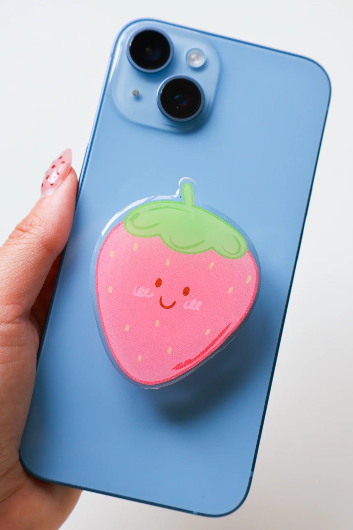 Strawberry phone grip