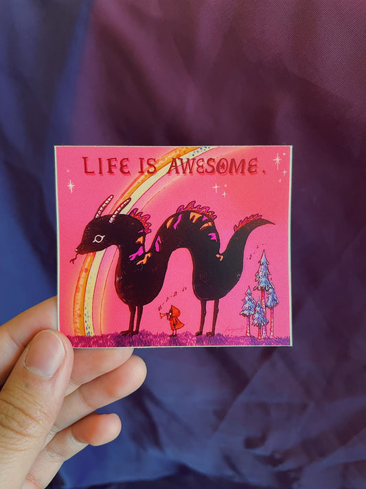 Life is Awesome sticker