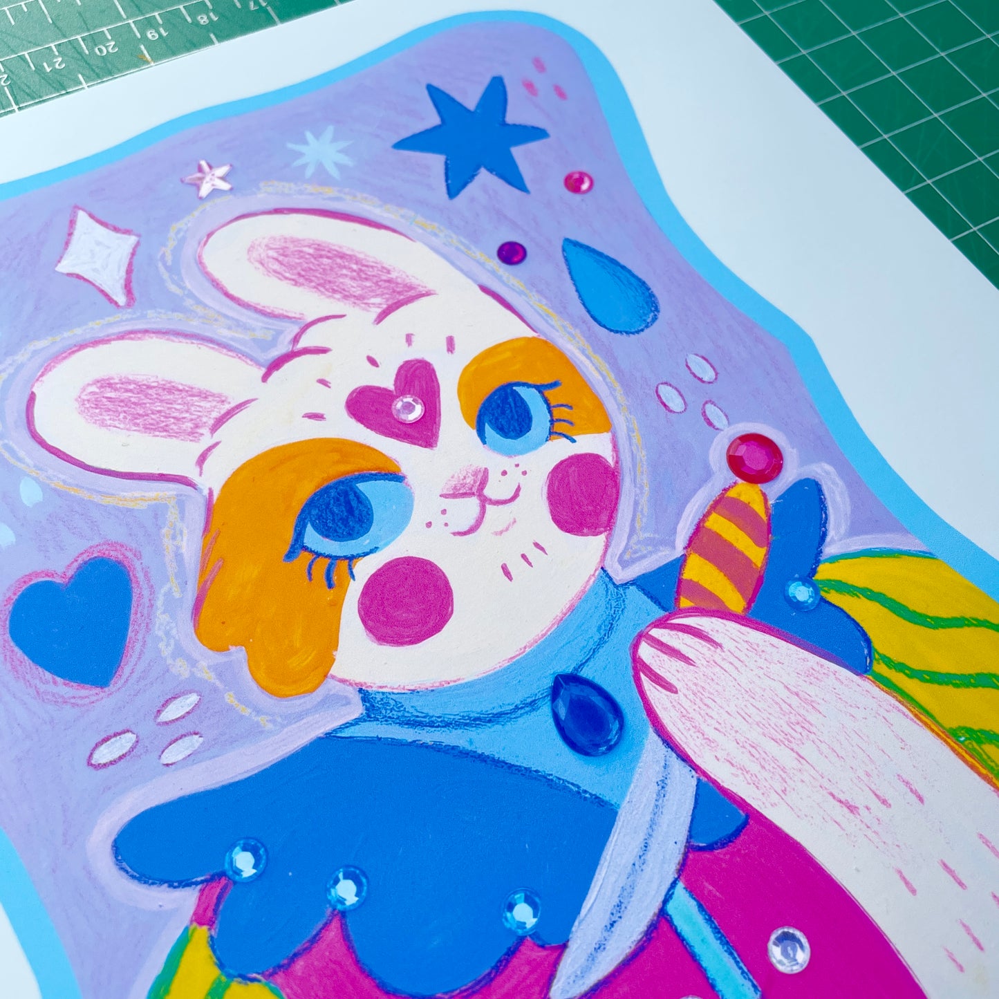 My Bunny Knight print