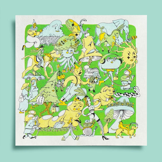 On Their Way Riso Print