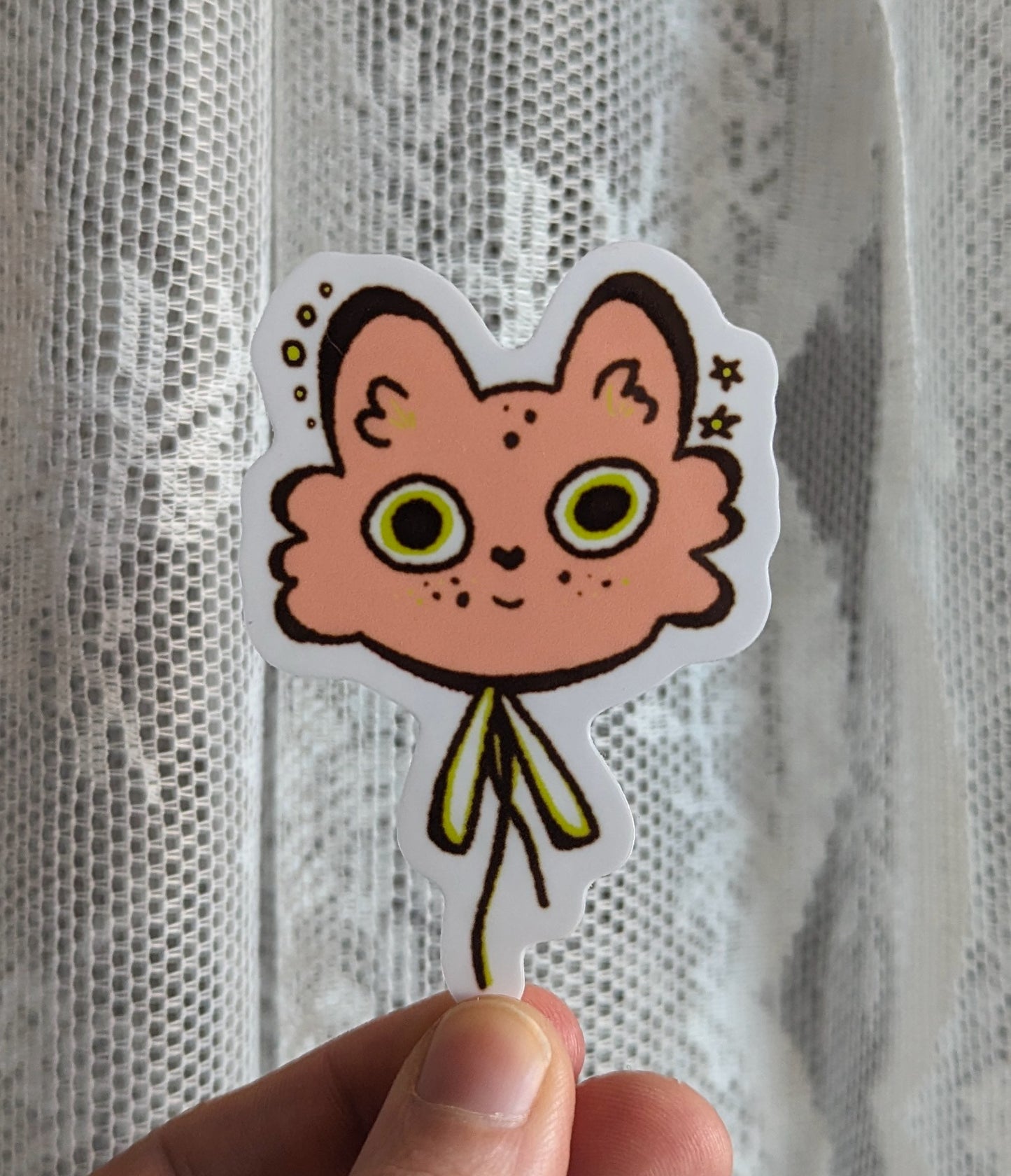 cutie cat sticker